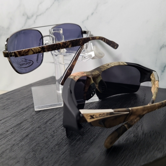 TWO PAIRS Camo POLARIZED sunglasses/shades Team RealTree (Rx'able) &Xloop sport - Picture 2 of 5